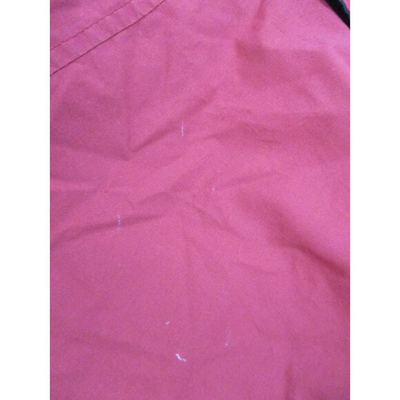 London Fog Jacket Men's Large Long Leisure Removable Liner Maroon Full Zip 90's - Picture 14 of 15